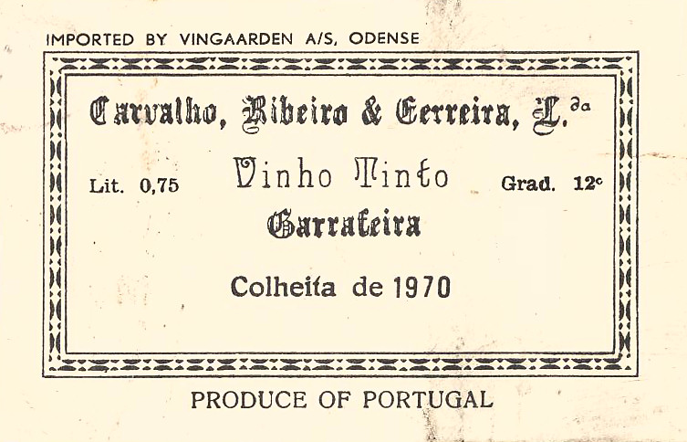 Garrafeira_Carvalho, Ribeiro & Ferreira 1970.jpg